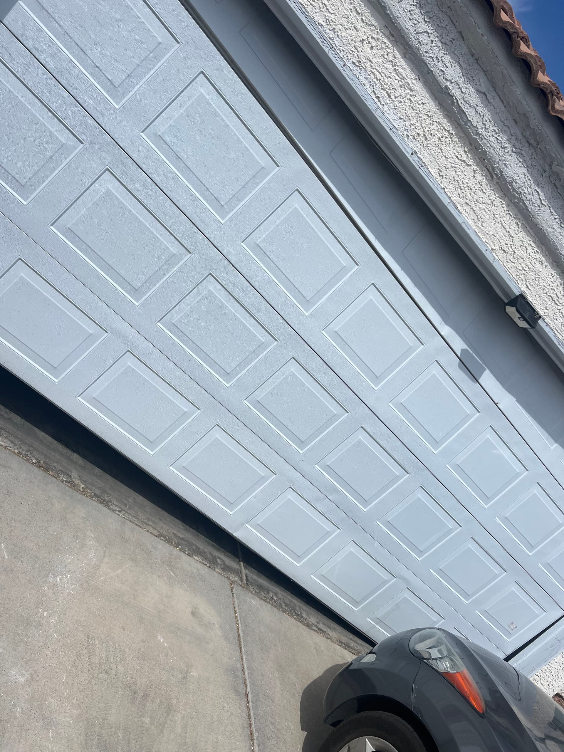 Off Track Garage Door Fixed Right in North Las Vegas image